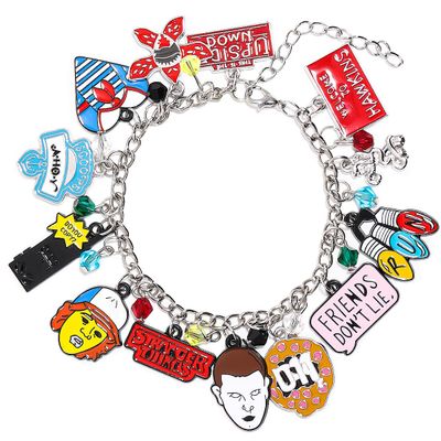 AICase for Stranger Merch Thing Gifts Toys Inspired Bracelets Demogorgon Shirt Poster Stickers Things Friends Don't Lie Merchandise Jewelry Gifts for Fans Birthday