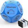 Valentines Day Gifts for Him Her,Stocking Stuffers for Men Women Adults,Date Night Food Dice Couples Gift,Anniversary Birthday Wedding White Elephant Gag Gifts for Boyfriend Girlfriend Husband(Blue) view 1