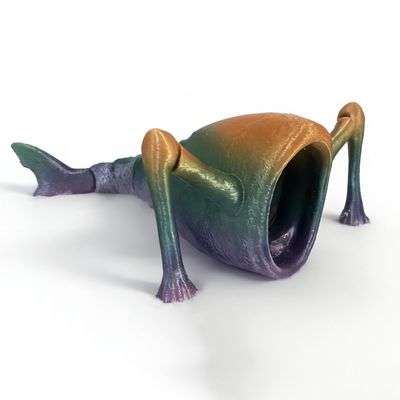 3D Printed Sea Monster Toy, Trevor Henderson Mythical Ocean Predator Model, Creative and Novel Toys ([C])
