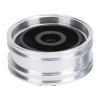 2pcs Beadlock Wheels Aluminum Alloy Micro Crawler Tires with Bearings for 1/14 RC Car Trailer Container Truck view 3