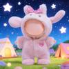 17cm (6.7inch) Doll Clothes, Outfits for Clothes Set, Rabbit Dolls Keychain Accessories, Faking Animal Style Outfit Jumpsuit Rabbit Costume for Dolls (Doll Not Included) view 4