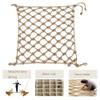 Kids Climbing Net - Durable Rope Netting for Playground, Tree House, Rock Ladder & Swingset, 10mm Thick - Safe Accessory for Outdoor Play & Fun Activities view 3