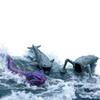 3D Printed Sea Monster Toy, Trevor Henderson Mythical Ocean Predator Model, Creative and Novel Toys ([A]) view 1