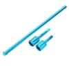 Aluminium Alloy Propeller Joint and Shaft Set CNC Machining Upgrade for TT01 RC Car Blue view 1