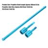Aluminium Alloy Propeller Joint and Shaft Set CNC Machining Upgrade for TT01 RC Car Blue view 2
