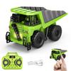 Aka Supaku 1/64 RC Dump Truck, Mini Dump Truck Toy,10-Channel Remote Control Toy Cars with Metal Bed & Light/Sounds,RC Construction Vehicles Birthday Gifts for Kids Boys Girls view 1