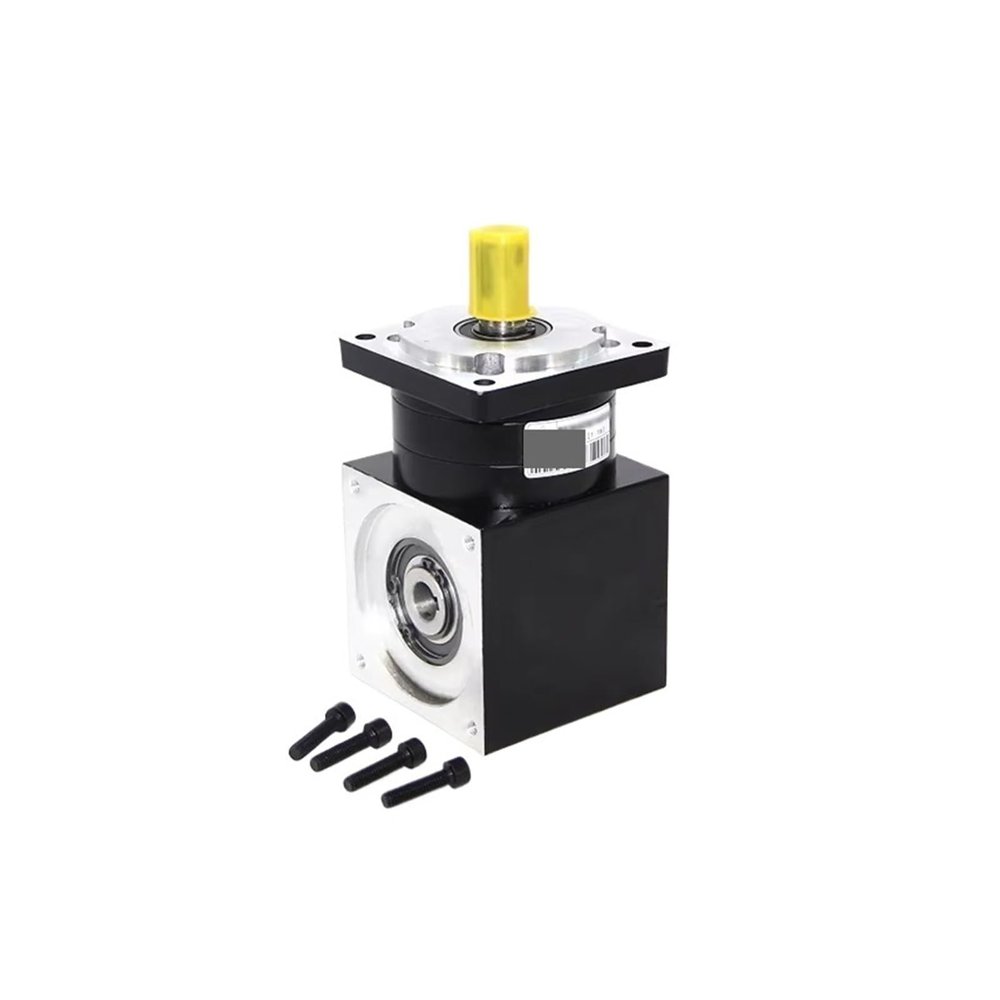 Speed Reducer Right Angle 90 Degree 80mm Planetary for 80 Servo Motor Ratio 64:1 96:1 100:1 120:1(120 to1)