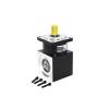 Speed Reducer Right Angle 90 Degree 80mm Planetary for 80 Servo Motor Ratio 64:1 96:1 100:1 120:1(120 to1) view 1