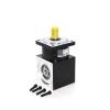 Speed Reducer Right Angle 90 Degree 80mm Planetary for 80 Servo Motor Ratio 64:1 96:1 100:1 120:1(120 to1) view 3