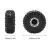 Remote Control Car Aluminum Alloy Tires Strong Grip Stability Performance Durable 2 Pack for Capra 1.9UTB AXI03004 RBX10 Ryft 90048 (Black) view 4