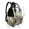 Beubebim Diaper Bag Backpack Casual Zebra Large Capacity Nappy Bag Waterproof Mummy Bags Multifunction Travel Nappy Bags for Mom Dad Casual Travel Essentials Daypack view 2