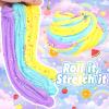 9 Pack Slime Kit with 3 Jelly Cube, 3 Butter & 3 Cloud Slime, Non-Sticky DIY Sensory Toys for Stress Relief, Kids Party Gift for Girls and Boys view 2
