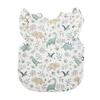 BapronBaby Flutter Foliage Dinos Bapron - No Neck Tie Safer Bib for Baby & Toddler - Soft Waterproof Stain Resistant - Machine Washable - Sz Preschool 3-5yrs view 2