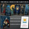 Celestial Tarot Deck, 78 Cards, Major & Minor Arcana, Cosmic Tarot with Blue & Gold Fantasy Art, Mystical Arcana Design for Beginners, Professional Readers, Intuition, Divination, Spiritual Guidance view 4