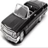 1963 SS Convertible Black Low Rider Collection 1/24 Diecast Model Car by Welly 22434LRW-bk view 1