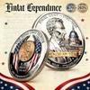 2025 New Final Cent Tribute Coin, Last Penny Coin, Last Minted Commemorative Penny, Symbolic Final Penny Keepsake, Uncirculated Pennies Challenge Coins 3D Engraved (12 Pc) view 4