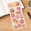 3D Stickers,Embossed Adorable Assorted Decals - Snack-Themed 3D Stickers for Kids | for Children Teens Girls Students Scrapbooking Journaling Skateboard Luggage Mug view 3