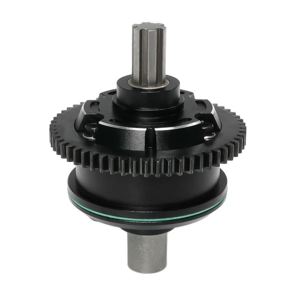 57T Metal Center Differential ARA311165 Compatible with 1 10 Outcast 4S V2 and 1 8 Mojave 4S RC Car Upgrade Parts Accessories(Black)
