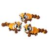 3D Printed Articulated Red Panda Fidget Toy 3 Pack Flexible Cute Animal Desk Decor, Adult Collectible 3D Printed in USA view 1