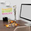 3D Printed Articulated Red Panda Fidget Toy 3 Pack Flexible Cute Animal Desk Decor, Adult Collectible 3D Printed in USA view 3