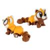 3D Printed Articulated Red Panda Fidget Toy 3 Pack Flexible Cute Animal Desk Decor, Adult Collectible 3D Printed in USA view 4