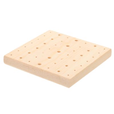 FOYTOKI Clay Doll Display Base with Square Hole Insert, Figure Drying Rack for Clay Crafts and Sculpture Models, Doll Displaying Accessory Suitable for Collectors and Hobbyists