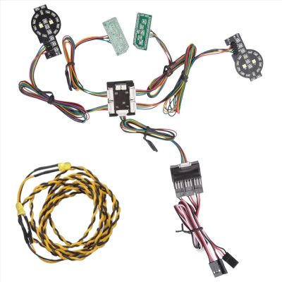 rc Truck Lights kit for Traxxas TRX-4 2021 for Bronco 1/10 RC Crawler Car Upgrade Parts Front Rear Linkage Lighting System Light Group