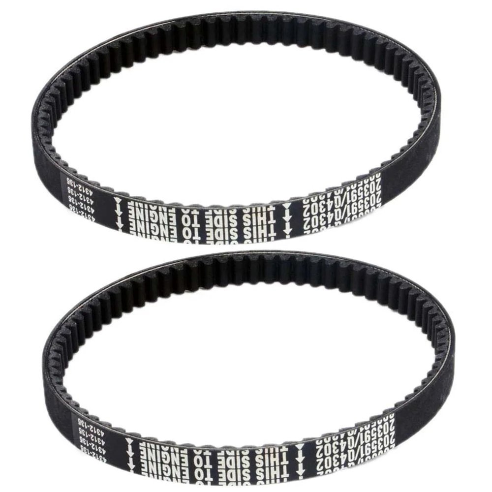 2PCS Drive Belt Compatible With Yerf Dog 203591 Q430203W Q43103W Q43203W Manco Carter 5.5hp 6. 203591A 203591B 203591C Kartco 7655 10052