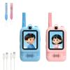 Wuehuds Video Walkie Talkies for Kids 2 Pack, Dual Cameras Kids Walkie Talkies with 2.0 Inch IPS Screen, Long Range 600M Indoor Outdoor Walkie Talkies for 3-12 Year Old Boys Girls Gift(Pink+Blue) view 1