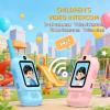 Wuehuds Video Walkie Talkies for Kids 2 Pack, Dual Cameras Kids Walkie Talkies with 2.0 Inch IPS Screen, Long Range 600M Indoor Outdoor Walkie Talkies for 3-12 Year Old Boys Girls Gift(Pink+Blue) view 3