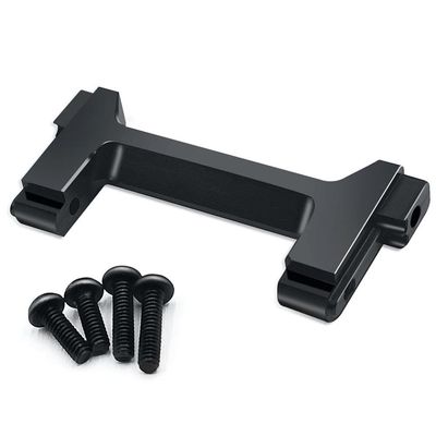 Aluminum Front Rear Bumper Mount Servo Stand Compatible with 1/18 RC Crawler Car Model Upgrade Parts(Rear)