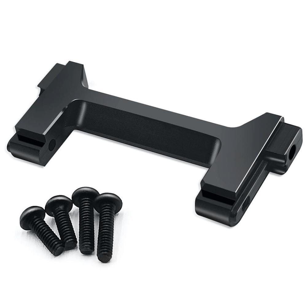 Aluminum Front Rear Bumper Mount Servo Stand Compatible with 1/18 RC Crawler Car Model Upgrade Parts(Rear)