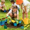 Kid Gardening Tools, 7.9x10.2x4.7 Inch 11 Piece Toy Set, PP Watering Can Rake for Gardens, Vegetable Fields, Parks, Beaches, School, Play, Home view 3
