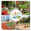 Kid Gardening Tools, 7.9x10.2x4.7 Inch 11 Piece Toy Set, PP Watering Can Rake for Gardens, Vegetable Fields, Parks, Beaches, School, Play, Home view 4