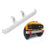 Aluminum Alloy Front Anti Collision Bumper for MN D90 MN - 99 MN - 91 FJ - 45, RC Upgrade Parts, High Strength CNC Machined Bumper with Anodized Surface, Lightweight Durable Front (Silver MN-001S) view 2
