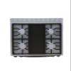 1:12 Miniature Gas Range with Hood and Oven, 3D Printed Dollhouse Kitchen Stove, Silver and Black, 2.51" x 2.48" x 3.22 view 4