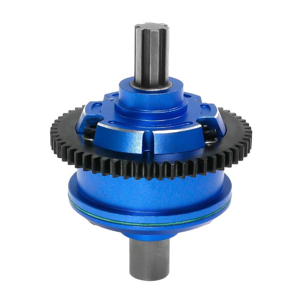57T Metal Center Differential ARA311165 Compatible with 1 10 Outcast 4S V2 and 1 8 Mojave 4S RC Car Upgrade Parts Accessories(Blue)