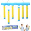 Agaommio Catching Sticks Games Adjustable 3 Speed Reaction Game that Promotes Hand-Eye Coordination, Drop Stick Challenge Family Game Gift for Kids at Christmas Birthday (Yellow 6 Sticks) view 1