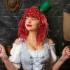 BESTonZON 6Pcs Foil Tinsel Party Wigs for Women, Colorful Shiny Fake Hair Wigs for Costume Cosplay Holiday Dress-Up Accessories view 4