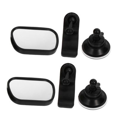 BESTonZON 2Pcs Rearview Mirror for Car Seats 360 Rotatable Shatterproof Rear Visibility Mirror for Rear-Facing Babies Anti-Vibration for Safety