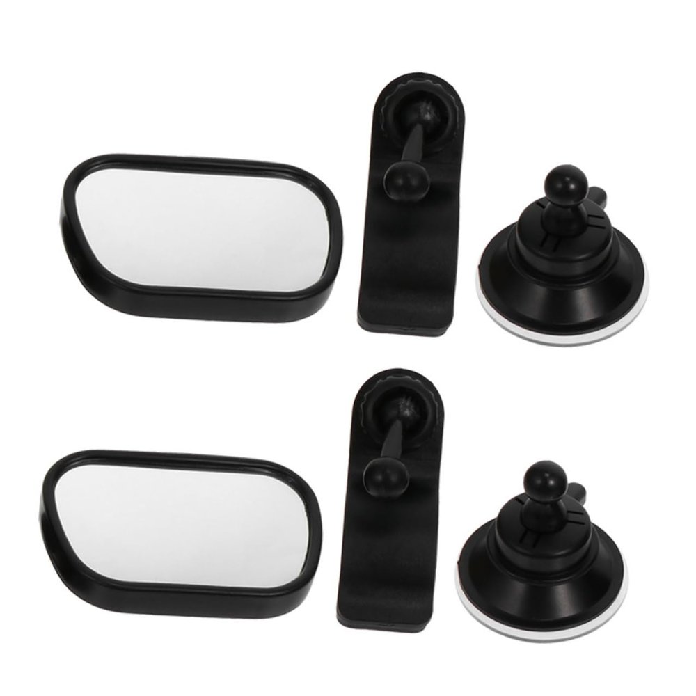BESTonZON 2Pcs Rearview Mirror for Car Seats 360 Rotatable Shatterproof Rear Visibility Mirror for Rear-Facing Babies Anti-Vibration for Safety