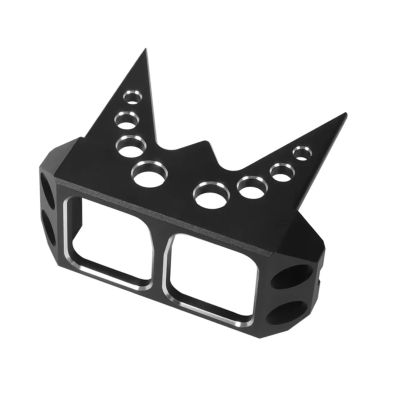 For Wraith RR10 For Capra Rig For Rock Bouncer 1/10 RC Car Crawler Roll Cage Upgrade Aluminum CNC Steering Servo Guard Rc Models Accessories(Black)