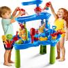 DULONIME Kids Water Table Toys for Boys and Girls Aged 3 4 5 6 7 8 (Flower Water Table) view 1