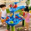 DULONIME Kids Water Table Toys for Boys and Girls Aged 3 4 5 6 7 8 (Flower Water Table) view 3
