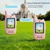 Kids Walkie Talkies 2 Pack - Rechargeable Walkie Talkies for Kids with Clear Sound, Long Range Indoor Outdoor Kids Walkie Talkies Toys for 3-12 Year Old Boys Girls, Perfect Birthday Gifta (Pink+Pink) view 3