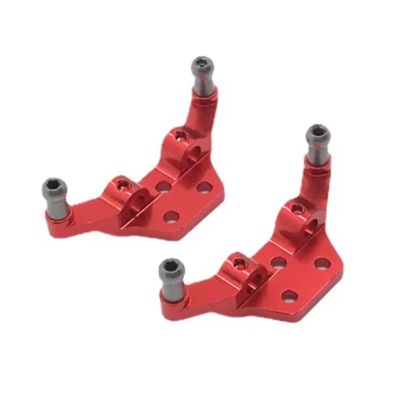 For Wltoys P929 P939 K979 K989 K999 K969 1/28 RC Car Sare Parts Metal Shock Absorber Steering Cup CVD For Swing Arm Upgrade Suit Rc Models Accessories(Red)