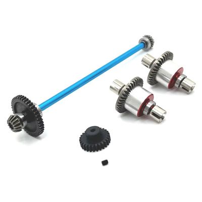 For WLtoys A949 A959 A969 A979 K929 Type B 1/18 Metal Upgrade Transmission Assembly Remote Control Car Accessories Models(Blue)