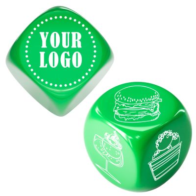 Custom Face Dice for Birthday & Anniversary Personalized Dice with UV Printed Customized Dices for Home Game Accessories Custom Party Gifts (Green, 20MM)
