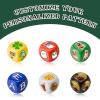 Custom Face Dice for Birthday & Anniversary Personalized Dice with UV Printed Customized Dices for Home Game Accessories Custom Party Gifts (Green, 20MM) view 3