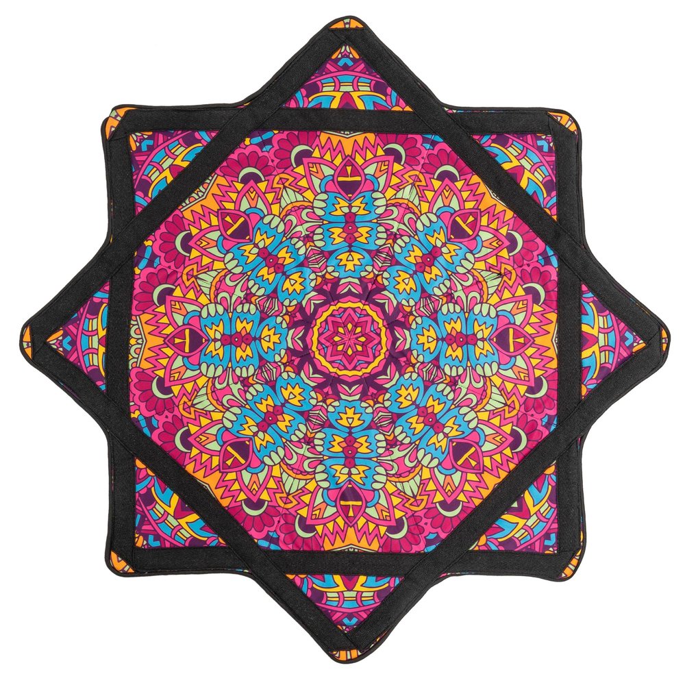 Beginner to Pro Spinning Cloth Flow Toy Colorful Juggling Prop, 24.4 Inch 300 Grams, Flow Star Style (Wind of Freedom)